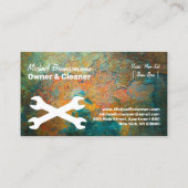 Handyman Reparatie Onderhoud Grote Hamer Visitekaartje (Achterkant)