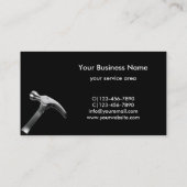 Handyman-reparatie professionele visitekaartjes (Achterkant)