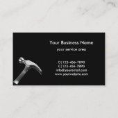 Handyman-reparatie professionele visitekaartjes (Achterkant)