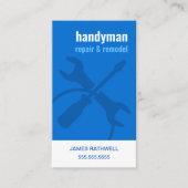 Handyman reparaties met QR-code Visitekaartje (Voorkant)