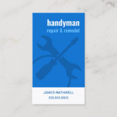 Handyman reparaties met QR-code Visitekaartje (Voorkant)