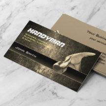 Handyman reparatiewerker Gold Hammer