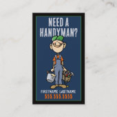Handyman Reparator Odd Jobs Promotie Visitekaartje (Voorkant)