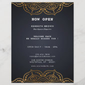 Handyman Repareert Black Gold Flyer (Voorkant)