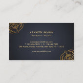 Handyman Repareert Black Gold Visitekaartje (Achterkant)