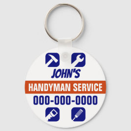 Handyman ronde Sleutelhanger