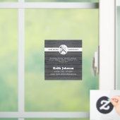 Handyman Rustic Grey Wood Car Raamsticker (Huis)