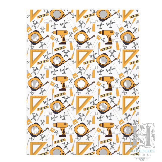 Handyman Scrapbook Papier in Geel (Creator heeft geüpload)
