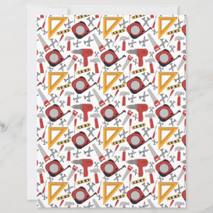 Handyman Scrapbook Papier in Rood