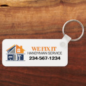 Handyman Service Adverteren Sleutelhanger (Voorkant)
