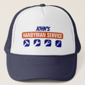 Handyman Service Trucker Hat Trucker Pet (Voorkant)