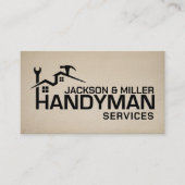 Handyman Services Cool Simple Visitekaartje (Voorkant)