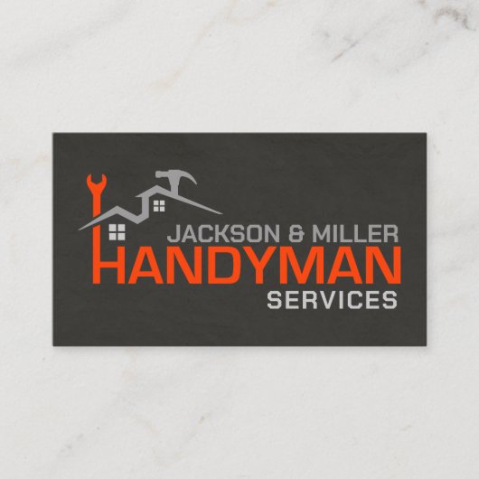 Handyman Services Cool Simple Visitekaartje (Voorkant)