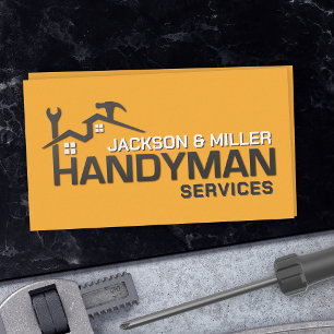 Handyman Services Cool Simple Visitekaartje