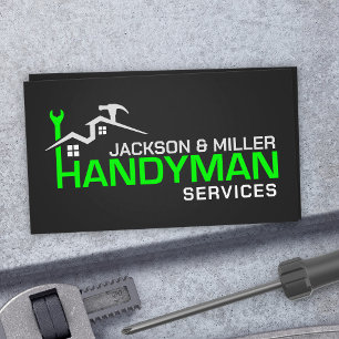 Handyman Services Cool Simple Visitekaartje