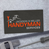 Handyman Services Cool Simple Visitekaartje