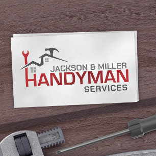 Handyman Services Cool Simple Visitekaartje