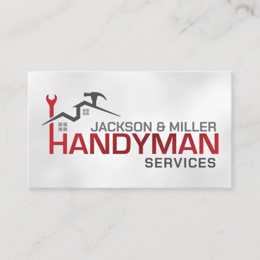 Handyman Services Cool Simple Visitekaartje (Voorkant)
