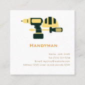handyman services editable business card afsprakenkaartje (Voorkant)