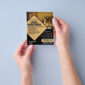 Handyman Services Flyer Sjabloon | Lokale Ambachte (Hand)