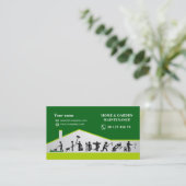Handyman services, home maintenance business card visitekaartje (Staand voorkant)
