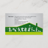 Handyman services, home maintenance business card visitekaartje (Achterkant)