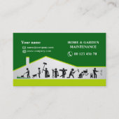 Handyman services, home maintenance business card visitekaartje (Voorkant)