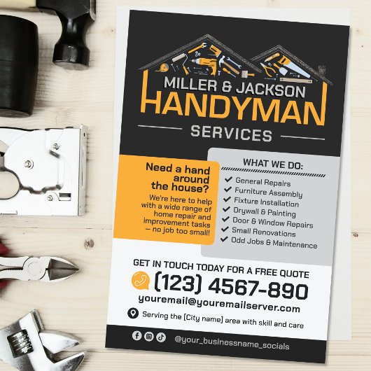 Handyman Services - Home Reparatie & Onderhoud Flyer