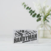 Handyman services - Home reparaties Visitekaartje (Staand voorkant)