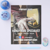 Handyman Services timmerman joiner kleine bedrijve Flyer (Enkel)