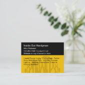 Handyman Services Uniek Visitekaartje ontwerp (Staand voorkant)