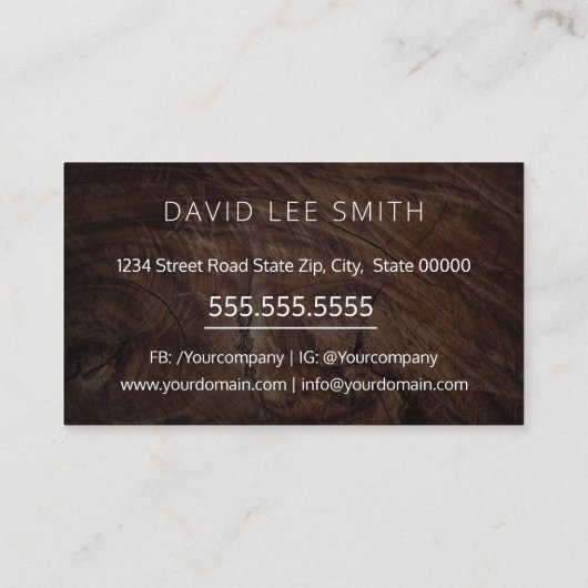 Handyman Services Visitekaartje (Achterkant)