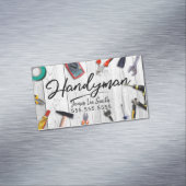 Handyman Services Visitekaartje Magnetisch Visitekaartje (Voorbeeld)