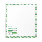 Handyman Services Zakelijk gepersonaliseerd Notiti Notitieblok (Voorkant)