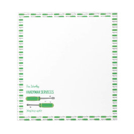 Handyman Services Zakelijk gepersonaliseerd Notiti Notitieblok