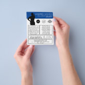 Handyman Silhouette Adverteren Flyer (Hand)