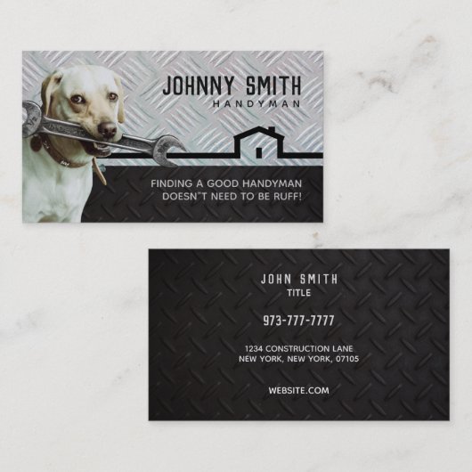 Handyman Slogans Visitekaartjes (Voorkant / Achterkant)