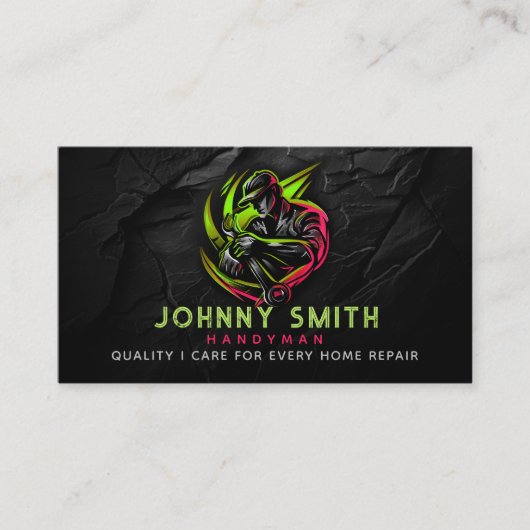 Handyman Slogans Visitekaartjes (Voorkant)