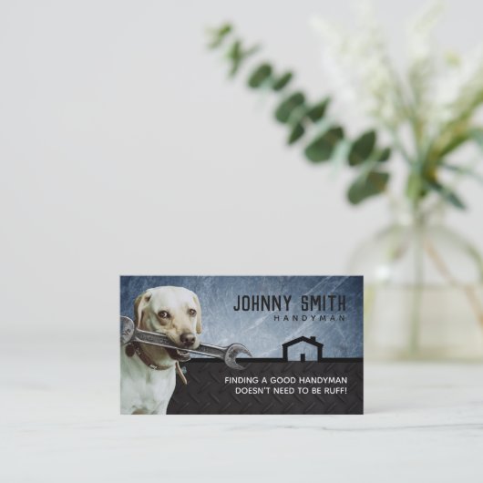 Handyman Slogans Visitekaartjes (Staand voorkant)