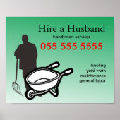 HandyMan Small Business Adverteren Poster (Voorkant)