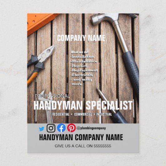 HANDYMAN SPECIALIST Flyer (Voorkant)