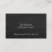 Handyman Steel Maintenance Repair Service Visitekaartje (Achterkant)