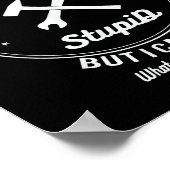 Handyman T Shirt Im een klusjesman Ik kan de noppe Poster (Hoek)