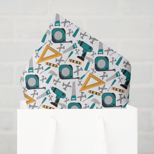 Handyman Tissuepapier in Blauw (Cadeauzakje)