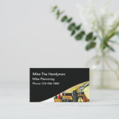 Handyman Tool Belt-Visitekaartjes Visitekaartje (Staand voorkant)