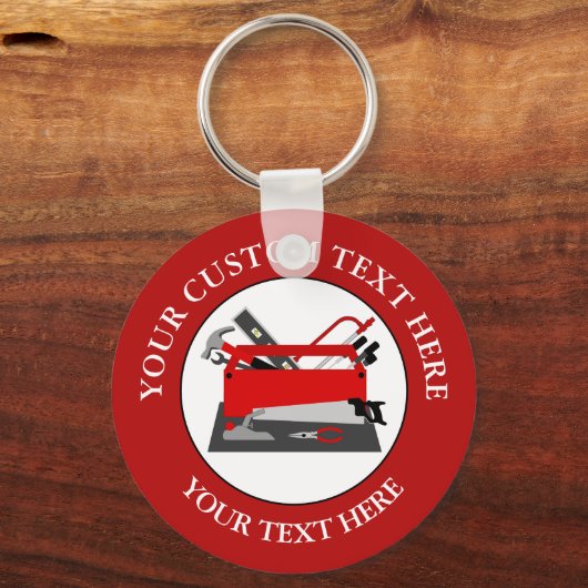 Handyman Tool Box Sleutelhanger (Voorkant)