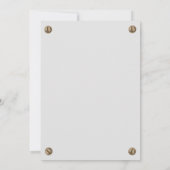 Handyman Tools and Gadgets Birthday Party Invitati Kaart (Achterkant)