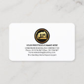 Handyman Tools Blue Layers Visitekaartje (Achterkant)