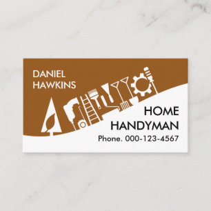 Handyman Tools Boom Golf Helling Visitekaartje