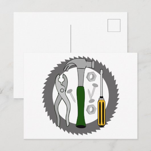 Handyman Tools Briefkaart (Voorkant / Achterkant)